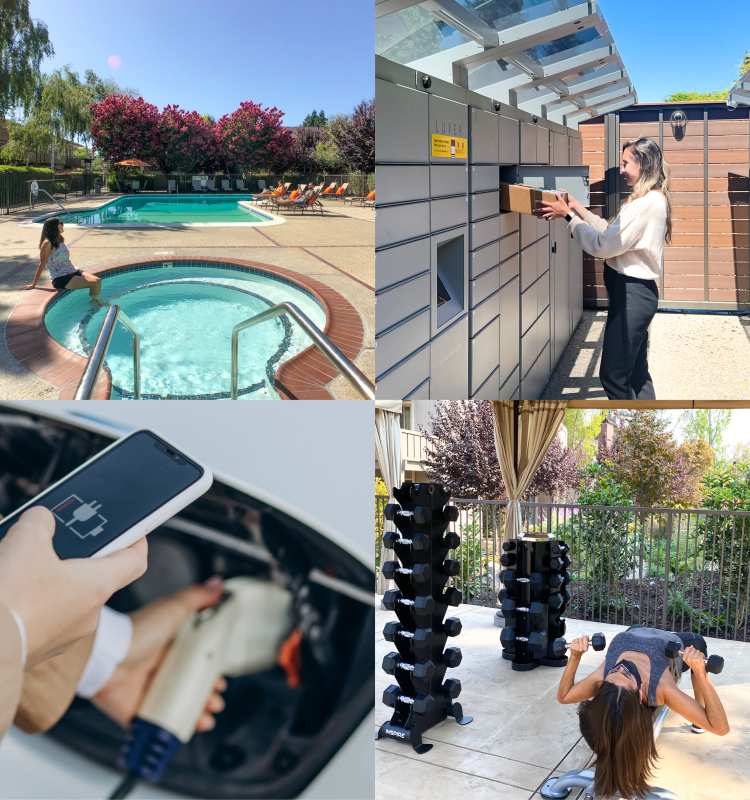 Amenities at The Shadows Apartments in Mountain View, California